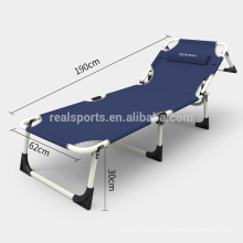 New Three Folds Outdoor Sun Loungers Folding Portable Beach Bed